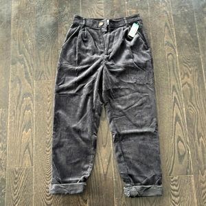 Corduroy black pants